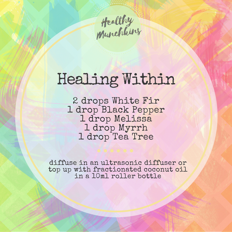 Diffuser blend - healing within - healthy munchkins