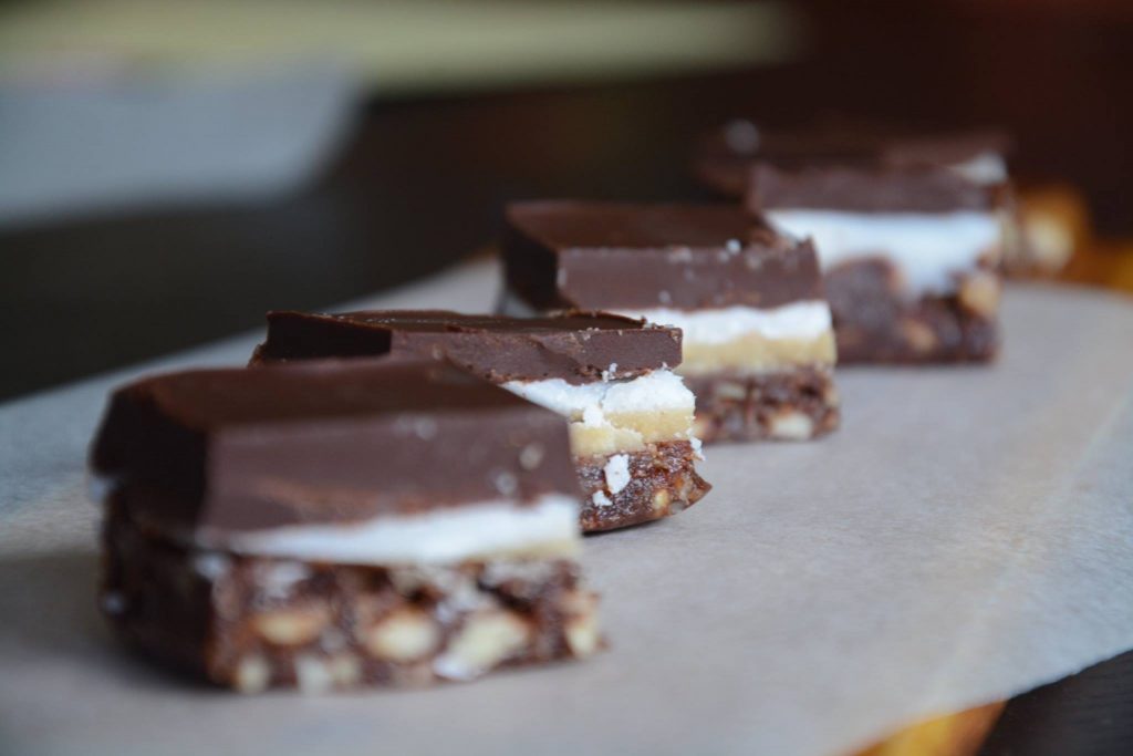 raw desserts peppermint slice healthy munchkins peppermint slice